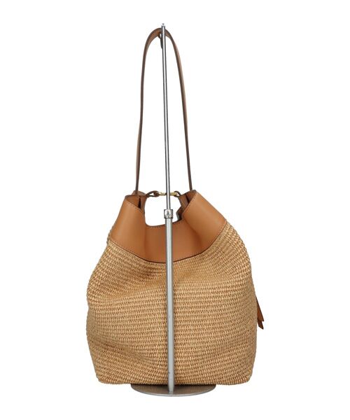 INTER-CHAUSSURES / インター ショシュール ショルダーバッグ | 【LORISTELLA】ワンハンドル異素材コンビネーション巾着バッグ | 詳細15