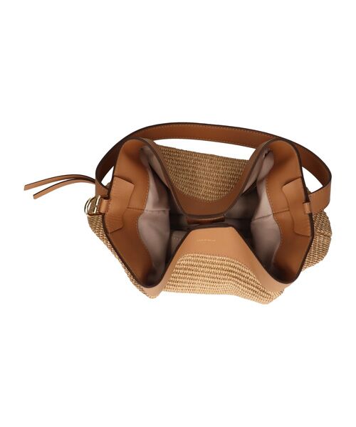 INTER-CHAUSSURES / インター ショシュール ショルダーバッグ | 【LORISTELLA】ワンハンドル異素材コンビネーション巾着バッグ | 詳細18