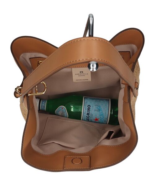 INTER-CHAUSSURES / インター ショシュール ショルダーバッグ | 【LORISTELLA】ワンハンドル異素材コンビネーション巾着バッグ | 詳細19