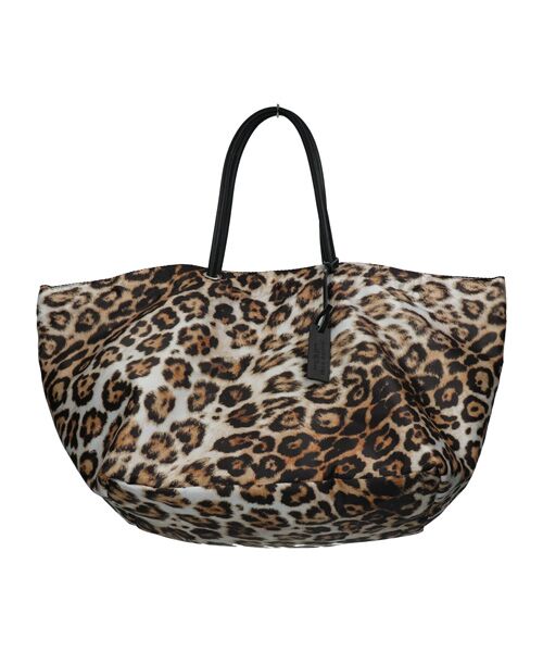 INTER-CHAUSSURES / インター ショシュール トートバッグ | 【MARCO MASI】レオパード・ラージトートバッグ（マルチ雑材）