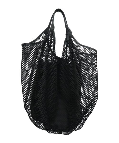 INTER-CHAUSSURES / インター ショシュール トートバッグ | 【MARCO MASI】エアリーメッシュ・ビッグバッグ（ブラック雑材）