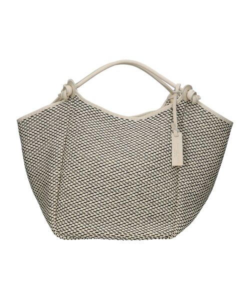 INTER-CHAUSSURES / インター ショシュール トートバッグ | 【MARCO MASI】ナチュラルサマー・ソフトトート（アイボリーコンビ）