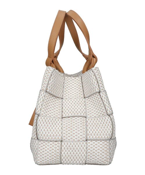 INTER-CHAUSSURES / インター ショシュール トートバッグ | 【Alma tonutti】サマーテクスチャー レザーハンドルトート | 詳細2