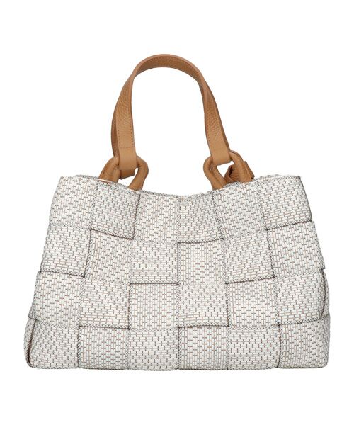 INTER-CHAUSSURES / インター ショシュール トートバッグ | 【Alma tonutti】サマーテクスチャー レザーハンドルトート | 詳細4