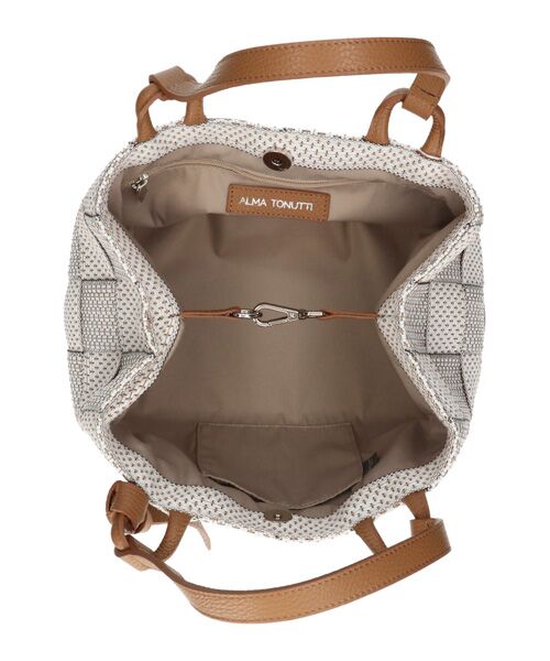 INTER-CHAUSSURES / インター ショシュール トートバッグ | 【Alma tonutti】サマーテクスチャー レザーハンドルトート | 詳細7