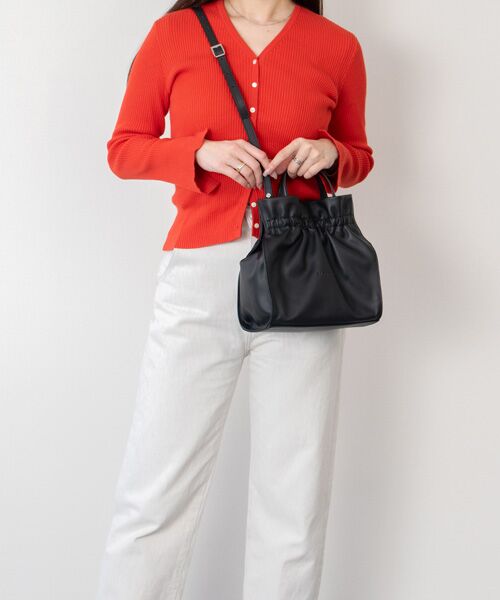 INTER-CHAUSSURES / インター ショシュール ハンドバッグ | 【RIPANI】ソフトギャザー巾着2WAYバッグ | 詳細12