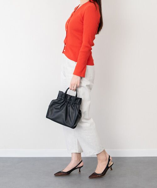 INTER-CHAUSSURES / インター ショシュール ハンドバッグ | 【RIPANI】ソフトギャザー巾着2WAYバッグ | 詳細13