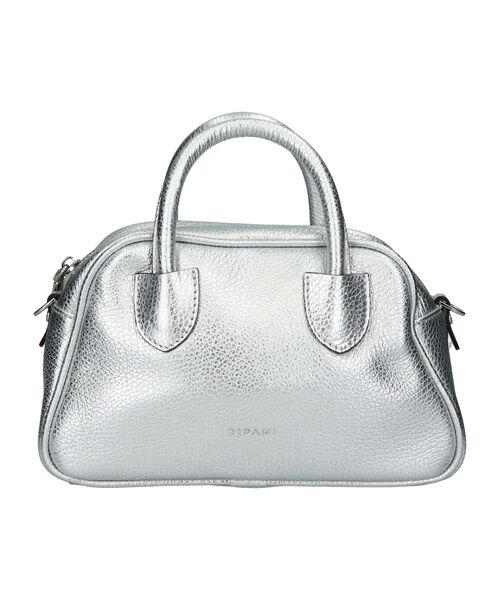 INTER-CHAUSSURES / インター ショシュール ボストンバッグ | 【RIPANI】ミニボストン・シルバー2WAYバッグ | 詳細1