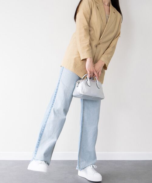 INTER-CHAUSSURES / インター ショシュール ボストンバッグ | 【RIPANI】ミニボストン・シルバー2WAYバッグ | 詳細15