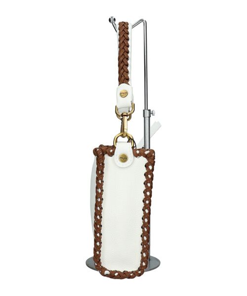 INTER-CHAUSSURES / インター ショシュール ショルダーバッグ | 【Miviu】ステッチアクセント スリムショルダー | 詳細2