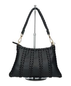 INTER-CHAUSSURES / インター ショシュール ショルダーバッグ | 【Miviu】ステッチライン ミディアム台形バッグ