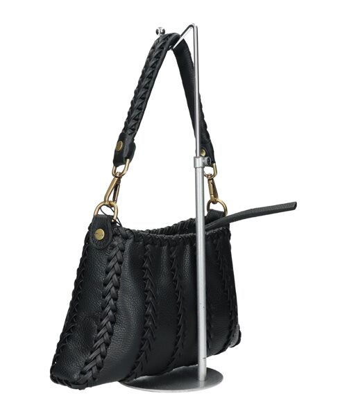 INTER-CHAUSSURES / インター ショシュール ショルダーバッグ | 【Miviu】ステッチライン ミディアム台形バッグ | 詳細3