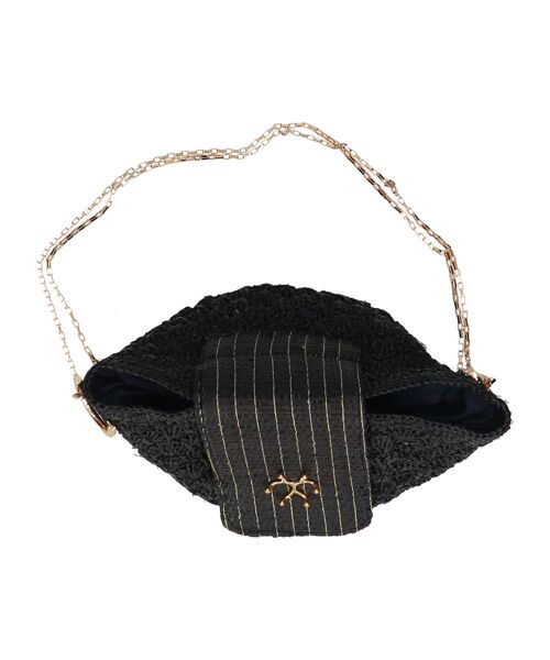 INTER-CHAUSSURES / インター ショシュール ハンドバッグ | 【GOOD  PEOPLE】ラフィア ミニハンドバッグ | 詳細6