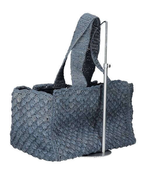 INTER-CHAUSSURES / インター ショシュール トートバッグ | 【GOOD  PEOPLE】ラフィア キューブバッグ | 詳細3