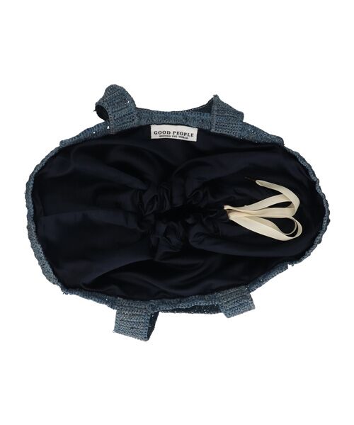 INTER-CHAUSSURES / インター ショシュール トートバッグ | 【GOOD  PEOPLE】ラフィア キューブバッグ | 詳細7