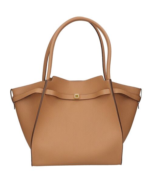 INTER-CHAUSSURES / インター ショシュール トートバッグ | 【LORISTELLA】ソフトカーブ ハンドバッグミディアム（キャメル）