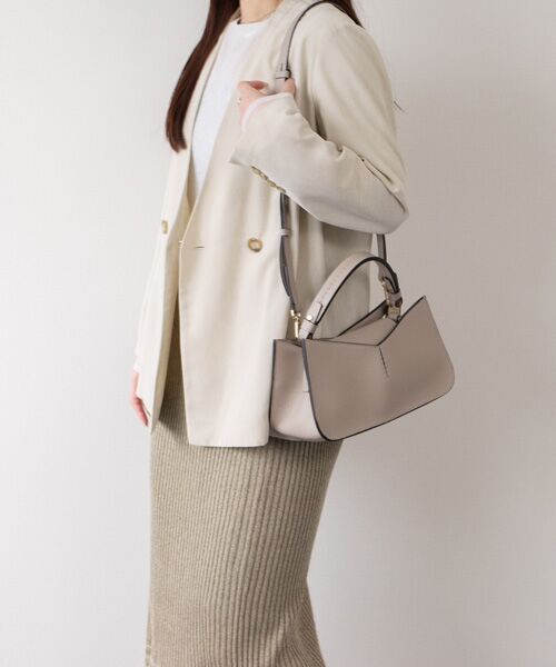 INTER-CHAUSSURES / インター ショシュール ハンドバッグ | 【LORISTELLA】Vカットレザー２WAYハンドバッグ | 詳細12