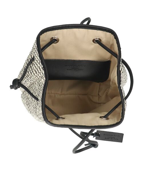 INTER-CHAUSSURES / インター ショシュール ショルダーバッグ | 【MARCO MASI】スリムナチュラル・サマー巾着バッグ | 詳細7