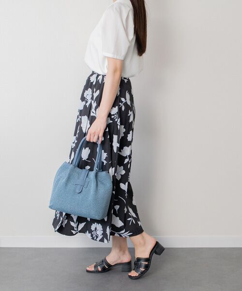 INTER-CHAUSSURES / インター ショシュール トートバッグ | 【Alma tonutti】サマーバスケット レザートート | 詳細11