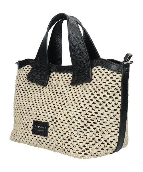 INTER-CHAUSSURES / インター ショシュール ハンドバッグ | 【RIPANI】サマーツイード・レザーコンビバッグ | 詳細1