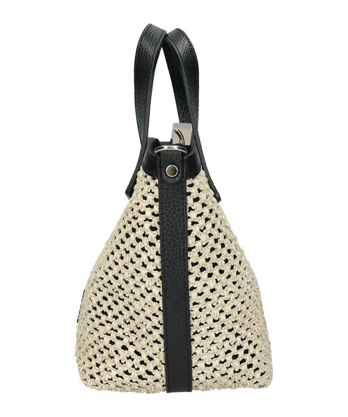 INTER-CHAUSSURES / インター ショシュール ハンドバッグ | 【RIPANI】サマーツイード・レザーコンビバッグ | 詳細2