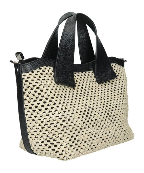 INTER-CHAUSSURES / インター ショシュール ハンドバッグ | 【RIPANI】サマーツイード・レザーコンビバッグ | 詳細3