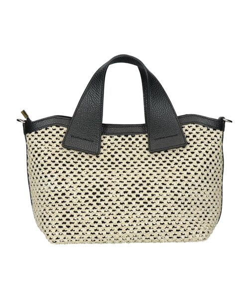 INTER-CHAUSSURES / インター ショシュール ハンドバッグ | 【RIPANI】サマーツイード・レザーコンビバッグ | 詳細4