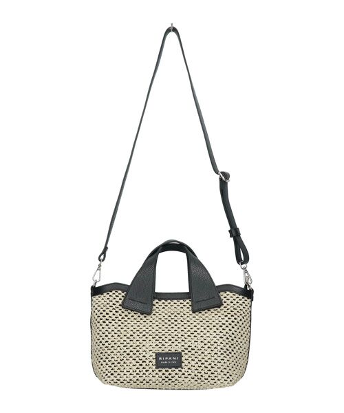 INTER-CHAUSSURES / インター ショシュール ハンドバッグ | 【RIPANI】サマーツイード・レザーコンビバッグ | 詳細10