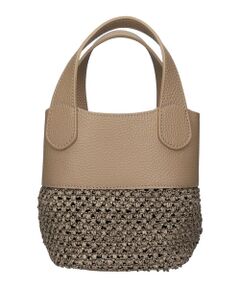 INTER-CHAUSSURES / インター ショシュール ハンドバッグ | 【RIPANI】サマーメッシュ×レザーコンビ・スモール2WAYバッグ