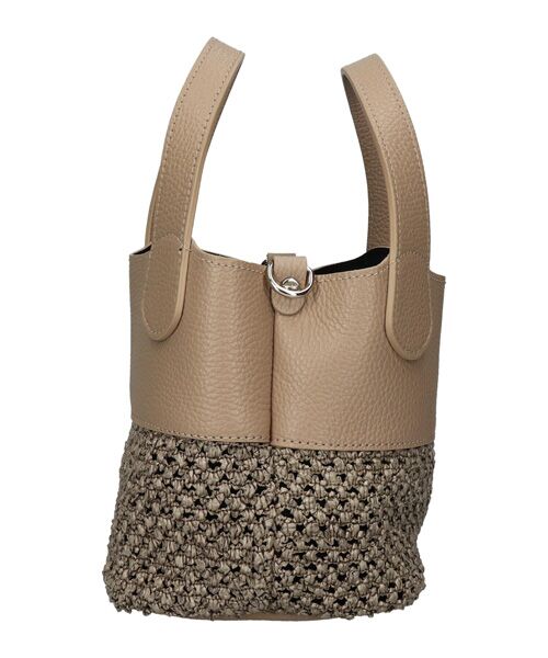 INTER-CHAUSSURES / インター ショシュール ハンドバッグ | 【RIPANI】サマーメッシュ×レザーコンビ・スモール2WAYバッグ | 詳細2