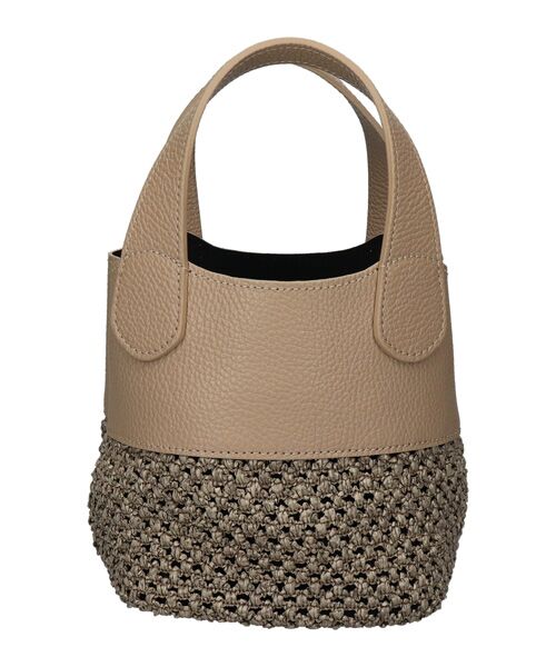 INTER-CHAUSSURES / インター ショシュール ハンドバッグ | 【RIPANI】サマーメッシュ×レザーコンビ・スモール2WAYバッグ | 詳細4