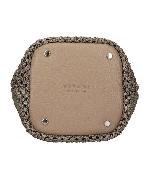 INTER-CHAUSSURES / インター ショシュール ハンドバッグ | 【RIPANI】サマーメッシュ×レザーコンビ・スモール2WAYバッグ | 詳細5