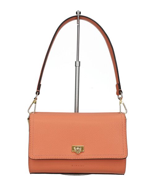 INTER-CHAUSSURES / インター ショシュール ハンドバッグ | 【RIPANI】ミニスクエア・レザー2WAYバッグ（オレンジ）