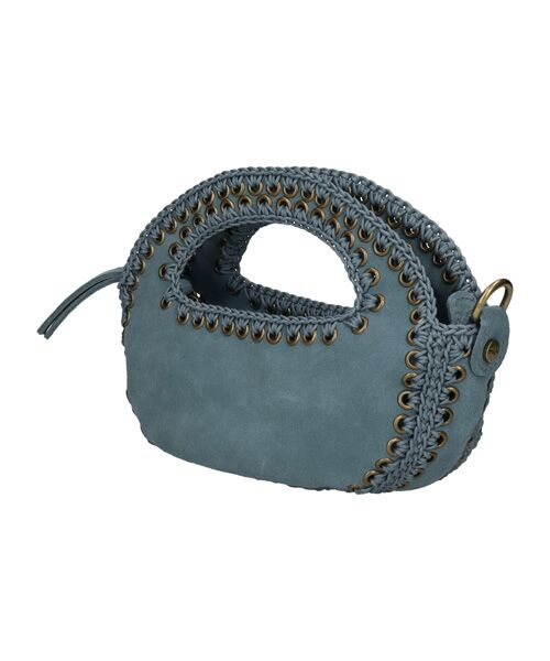 INTER-CHAUSSURES / インター ショシュール ハンドバッグ | 【Miviu】ステッチデザイン ミニラウンドバッグ | 詳細1