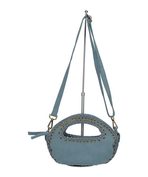 INTER-CHAUSSURES / インター ショシュール ハンドバッグ | 【Miviu】ステッチデザイン ミニラウンドバッグ | 詳細9