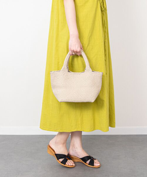INTER-CHAUSSURES / インター ショシュール トートバッグ | 【Alma tonutti】コットンメッシュ ミニトート | 詳細14