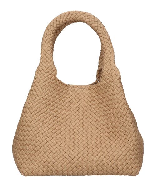 INTER-CHAUSSURES / インター ショシュール トートバッグ | 【Alma tonutti】コットンメッシュ ミニトート（ライトブラウン）