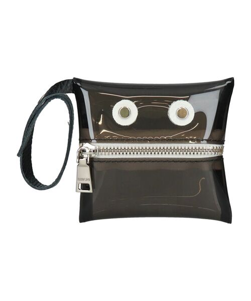 INTER-CHAUSSURES / インター ショシュール ポーチ | 【RIPANI】カラフルクリアポーチ（ブラック）