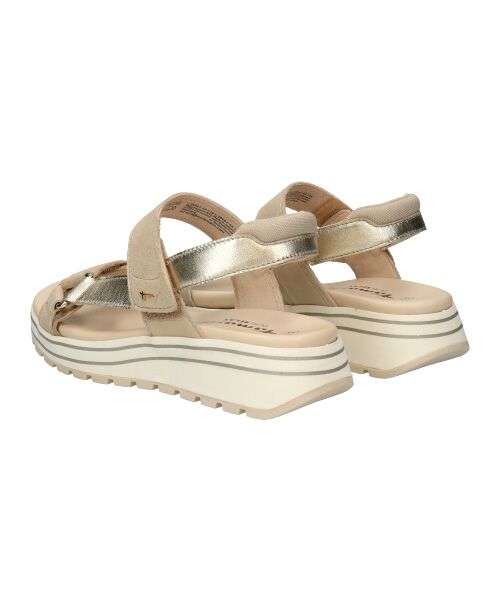 INTER-CHAUSSURES / インター ショシュール サンダル | 【Tamaris】厚底ベルクロサンダル | 詳細3