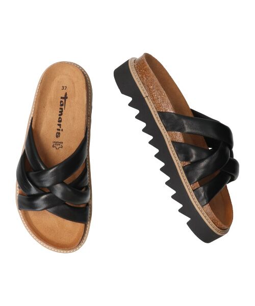 INTER-CHAUSSURES / インター ショシュール サンダル | 【Tamaris】チューブストラップフットベッドサンダル | 詳細6