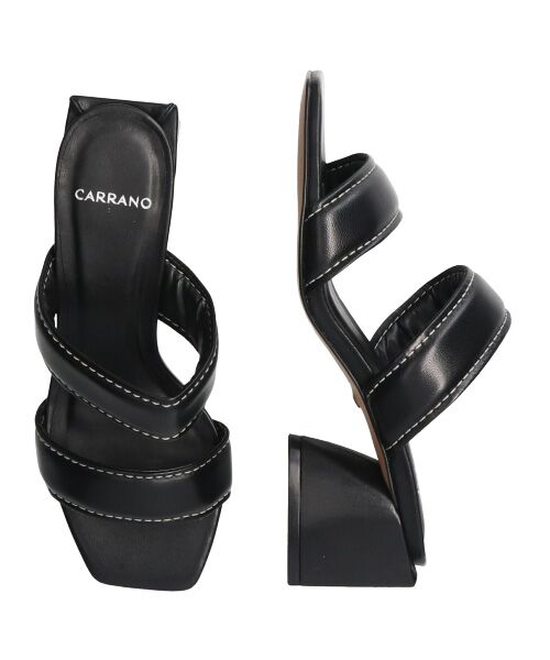 INTER-CHAUSSURES / インター ショシュール サンダル | 【CARRANO】ダブルストラップスクエアトゥサンダル | 詳細7