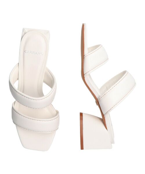 INTER-CHAUSSURES / インター ショシュール サンダル | 【CARRANO】ダブルストラップスクエアトゥサンダル | 詳細15