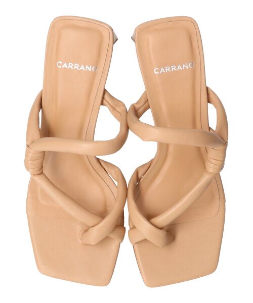 INTER-CHAUSSURES / インター ショシュール サンダル | 【CARRANO】チューブストラップミュールサンダル | 詳細10