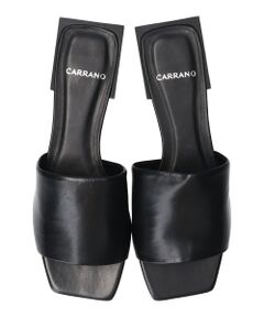 INTER-CHAUSSURES / インター ショシュール サンダル | 【CARRANO】スクエアトゥミュールサンダル
