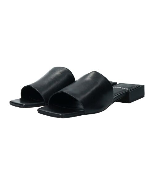 INTER-CHAUSSURES / インター ショシュール サンダル | 【CARRANO】スクエアトゥミュールサンダル | 詳細1