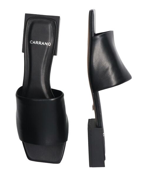INTER-CHAUSSURES / インター ショシュール サンダル | 【CARRANO】スクエアトゥミュールサンダル | 詳細6