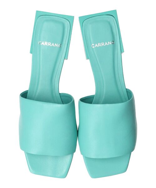 INTER-CHAUSSURES / インター ショシュール サンダル | 【CARRANO】スクエアトゥミュールサンダル | 詳細17