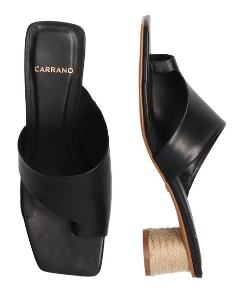 INTER-CHAUSSURES / インター ショシュール サンダル | 【CARRANO】スクエアトゥトングミュールサンダル | 詳細6