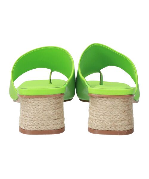 INTER-CHAUSSURES / インター ショシュール サンダル | 【CARRANO】スクエアトゥトングミュールサンダル | 詳細16