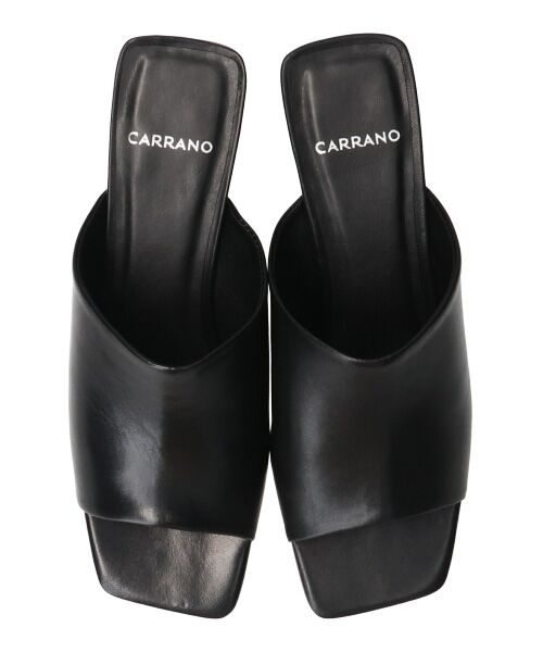 INTER-CHAUSSURES / インター ショシュール サンダル | 【CARRANO】スクエアトゥミュールサンダル | 詳細5